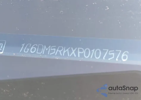 2023 Cadillac Ct5 Luxury из США, поврежденный, VIN 1G6DM5RKXP0107576